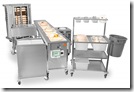 Moffat conveyors, part of an extensive range for hospital catering