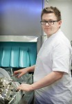 Phil Carmichael of The London Edition Hotel with his Winterhalter MTR warewasher
