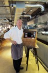 Robert Mitchell executive chef at Drake and Morgan with his prize hamper