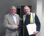 Robert Strudwick (right) with Tim Smith, managing director of Williams Refrigeration