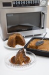 Sticky Toffee Pudding with Hot Fudge Sauce cooked using Samsung Professional Appliances’ new commercial microwave cookbook