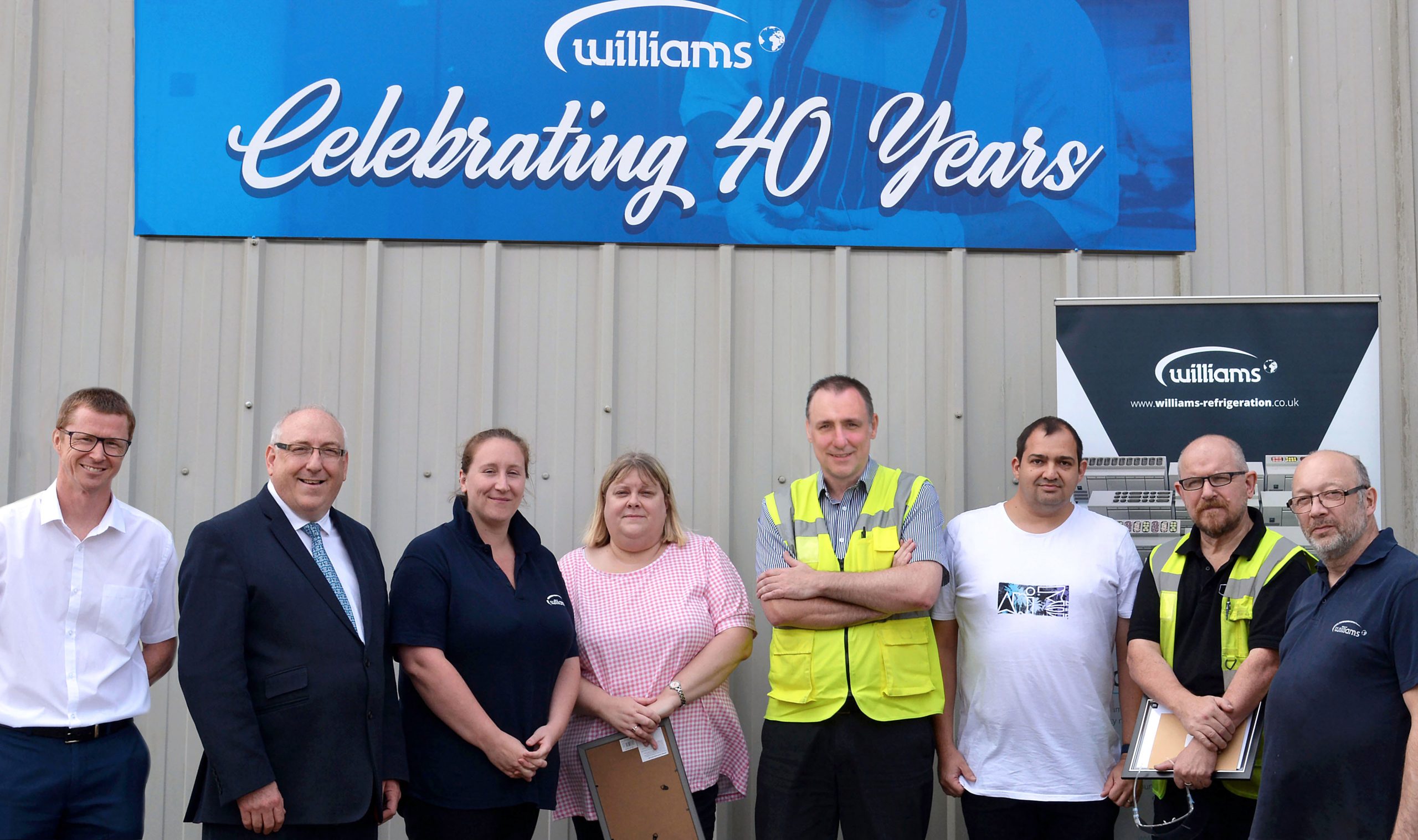 Williams Long-serving employees achieve over 250 years