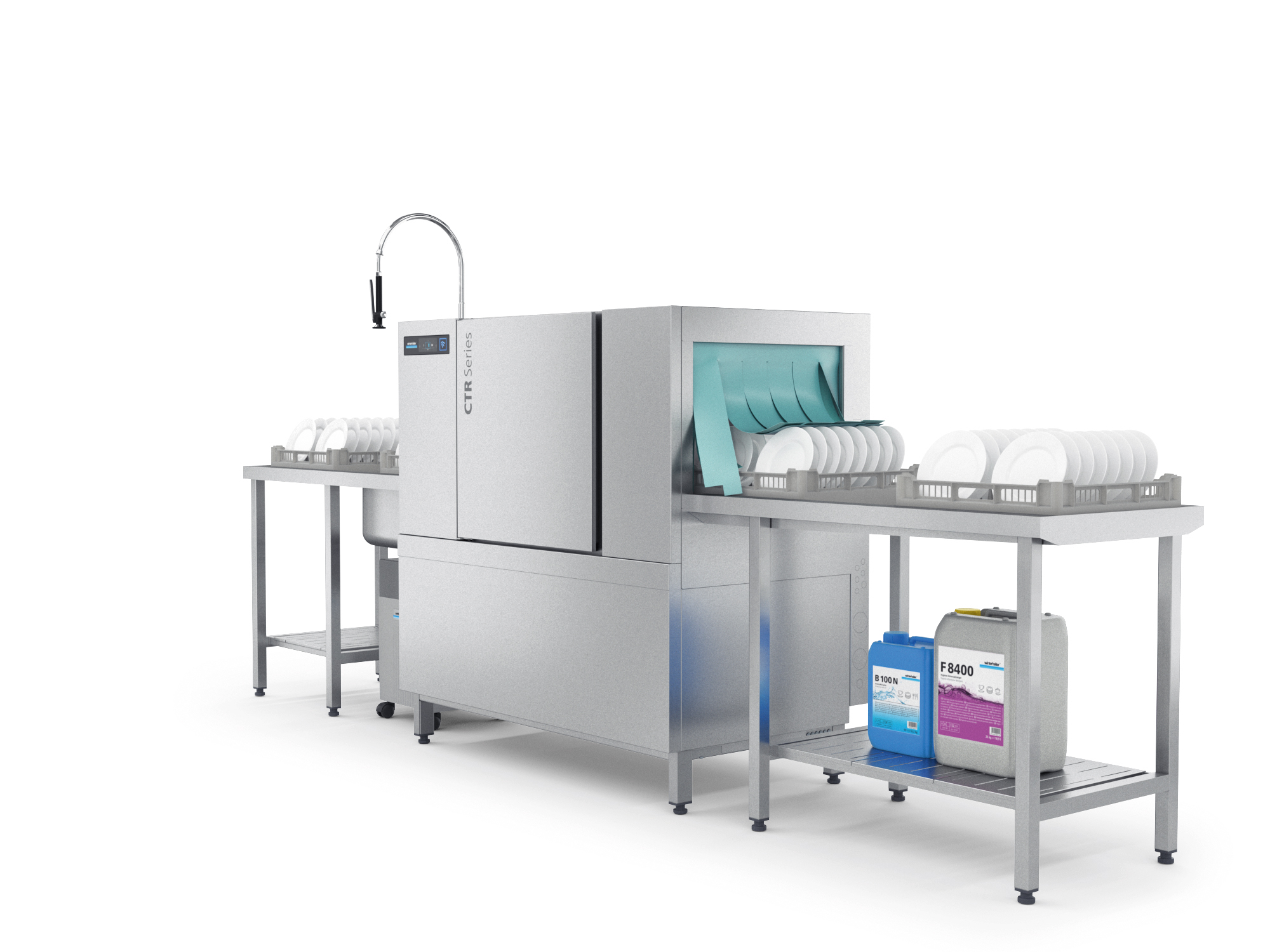 Hygienically sustainable dishwashing