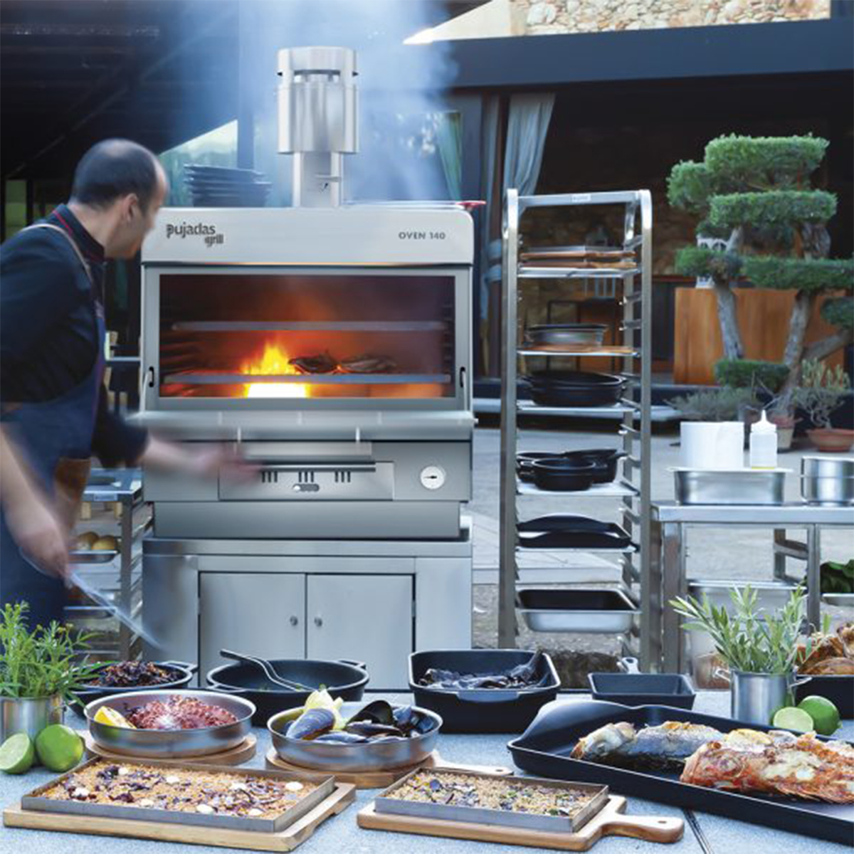 Smoke and sizzle with upgraded Pujadas charcoal ovens