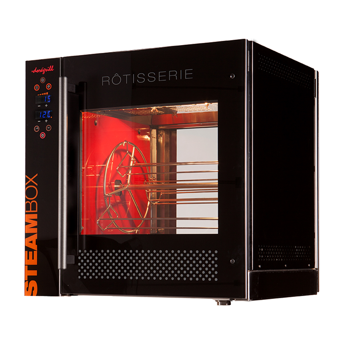 Self-cleaning rotisserie is a chef’s dream