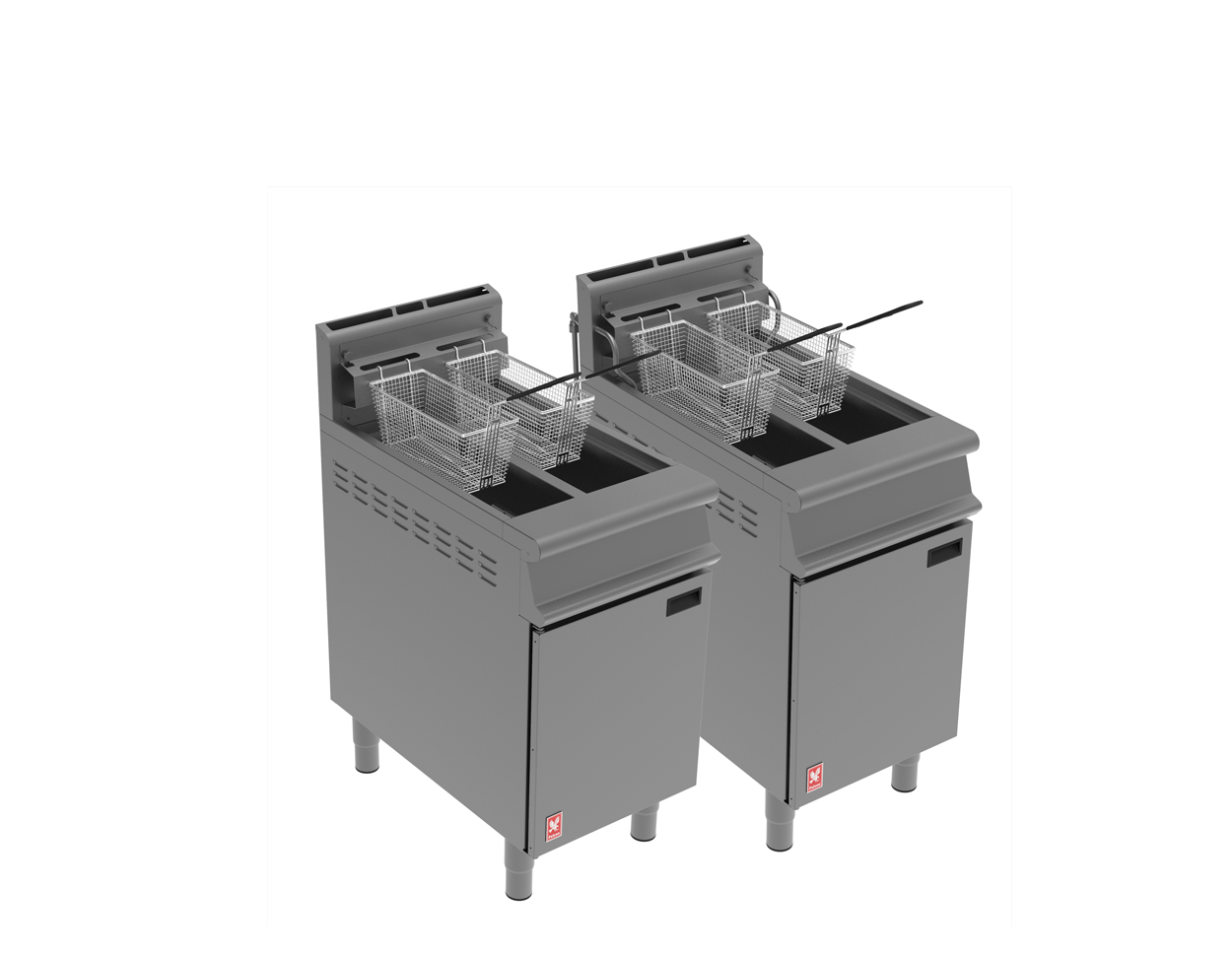 Falcon’s new twin pan gas fryer helps kitchens save!