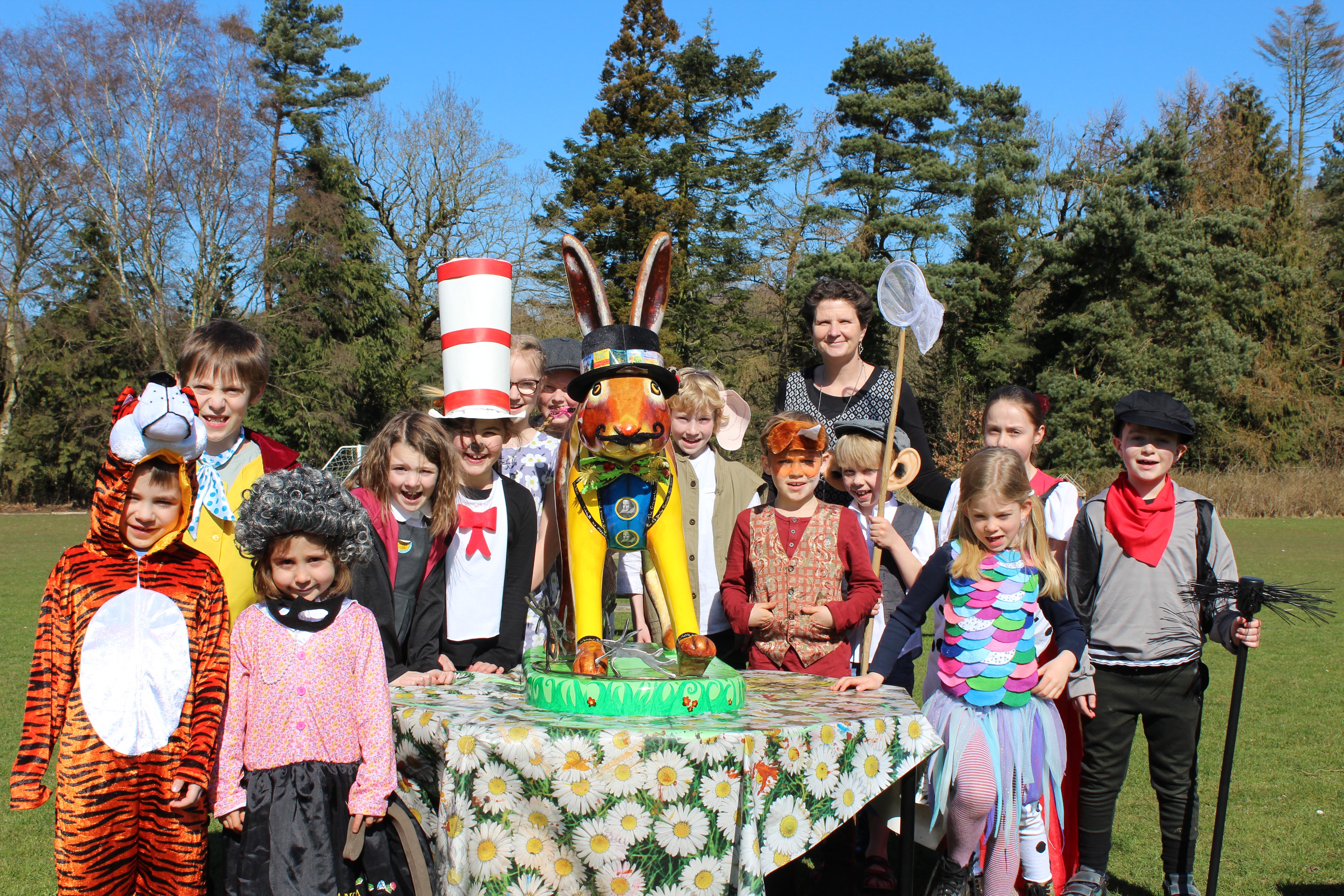 Aldborough School says Hip Hip Hare-ratio!