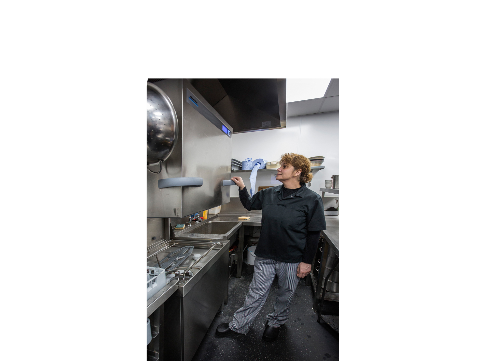 School catering special: how about a top quality dishwasher AND a new member of staff?