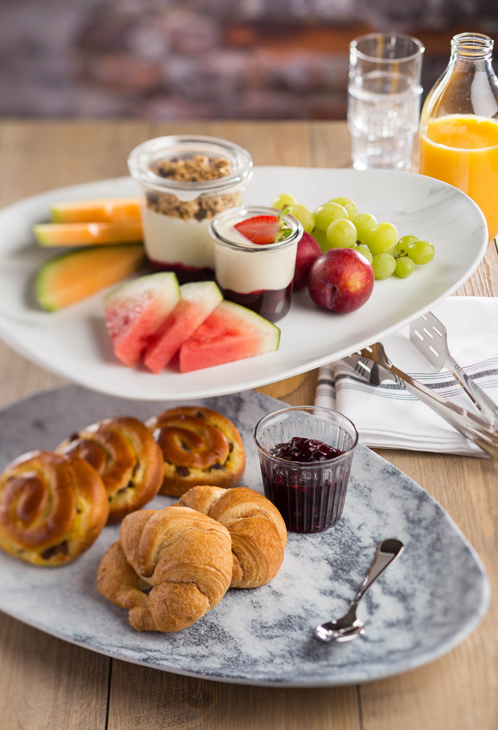 Is it stone? Is it ceramic? No, it’s melamine