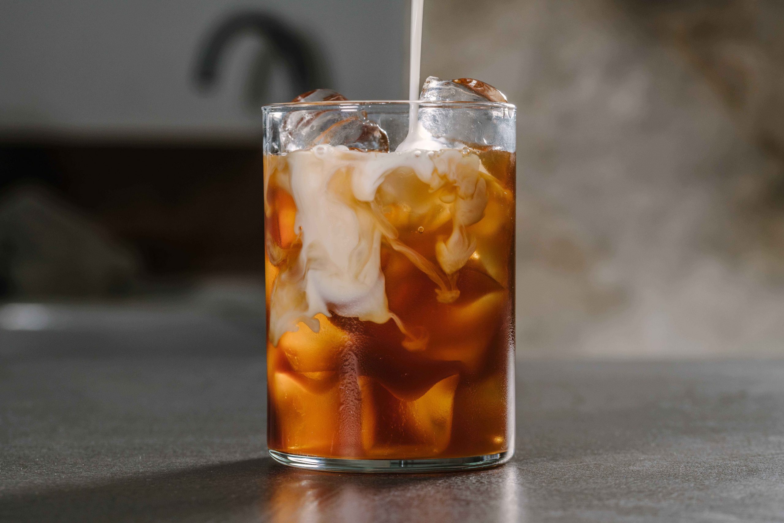 Coffee, alcohol, ice – action!