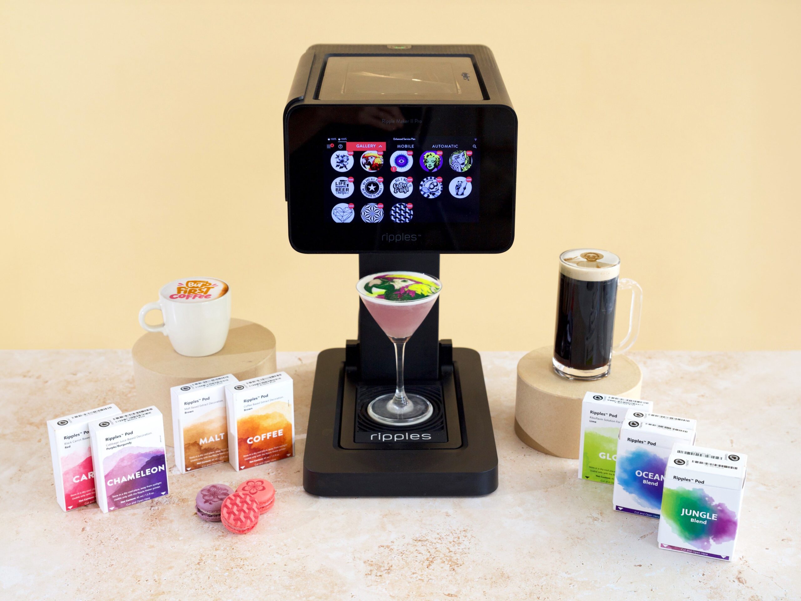 Make drinks worth a thousand words with the Ripple Maker 2