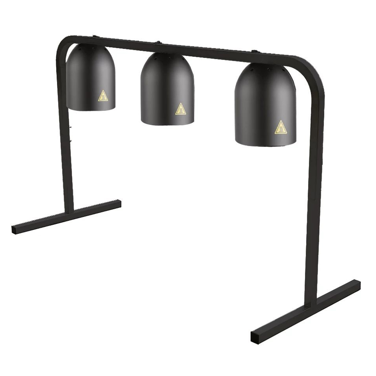 Heat lamps glow the way