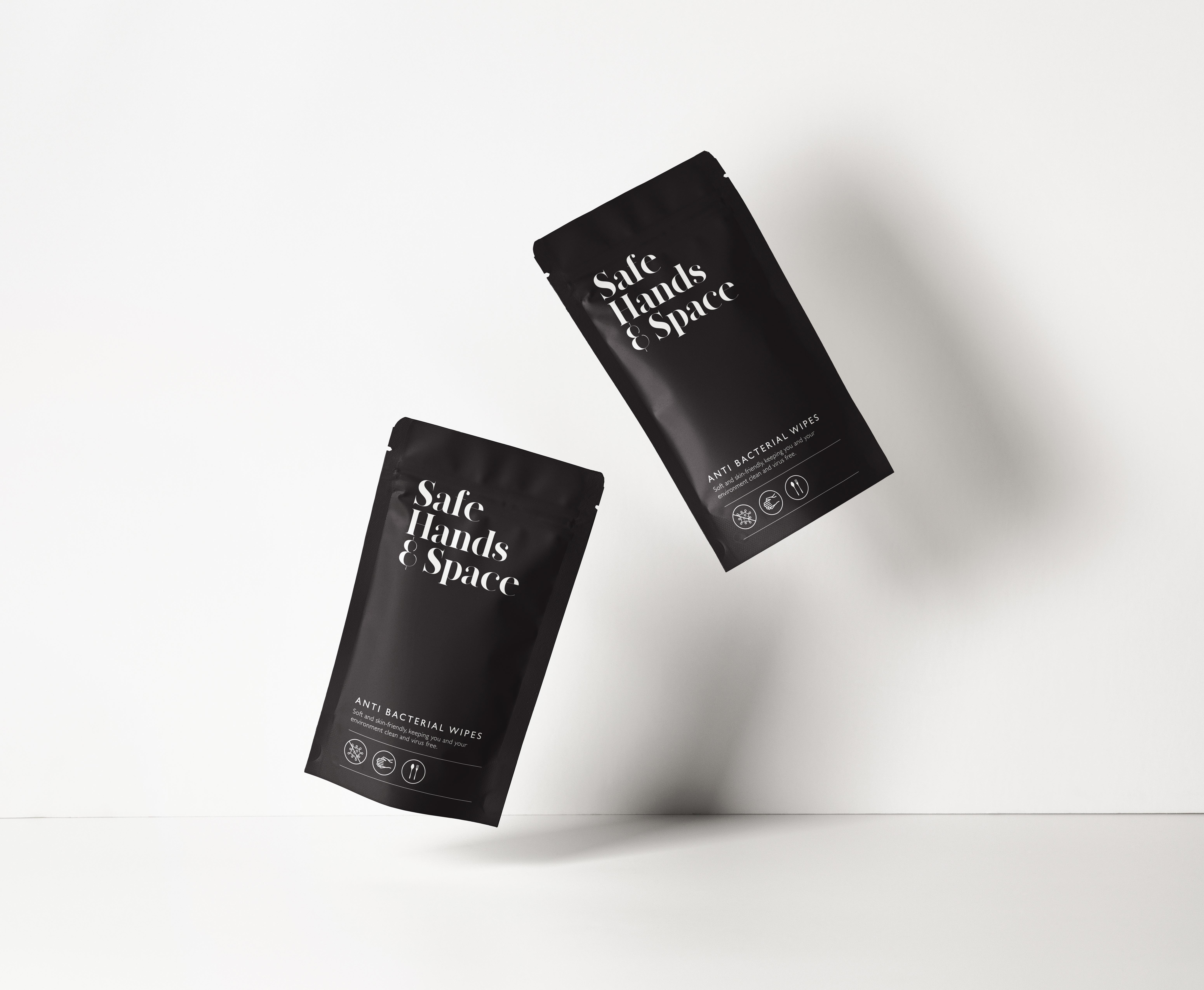 Individually packaged wipes for style and security