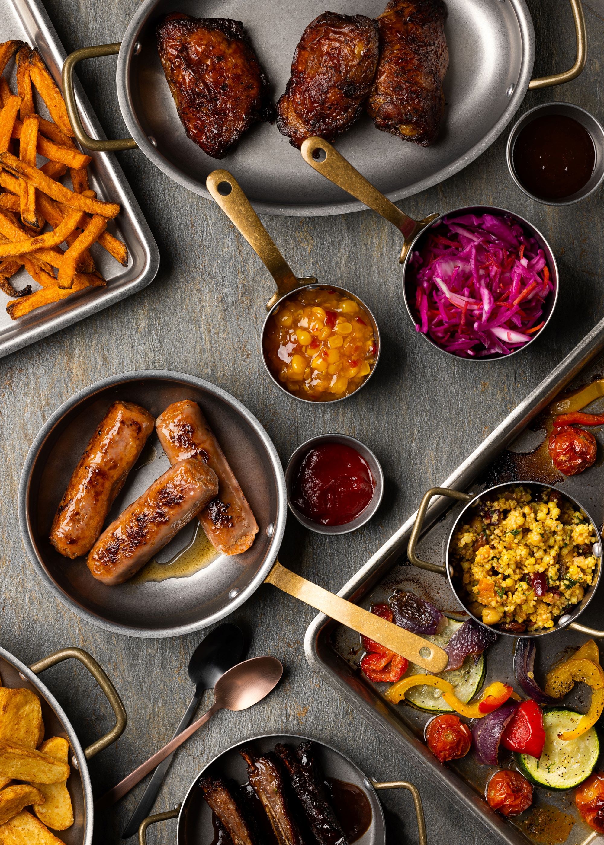 Vintage Steel – durable, chic presentation tableware with a distinctive retro look