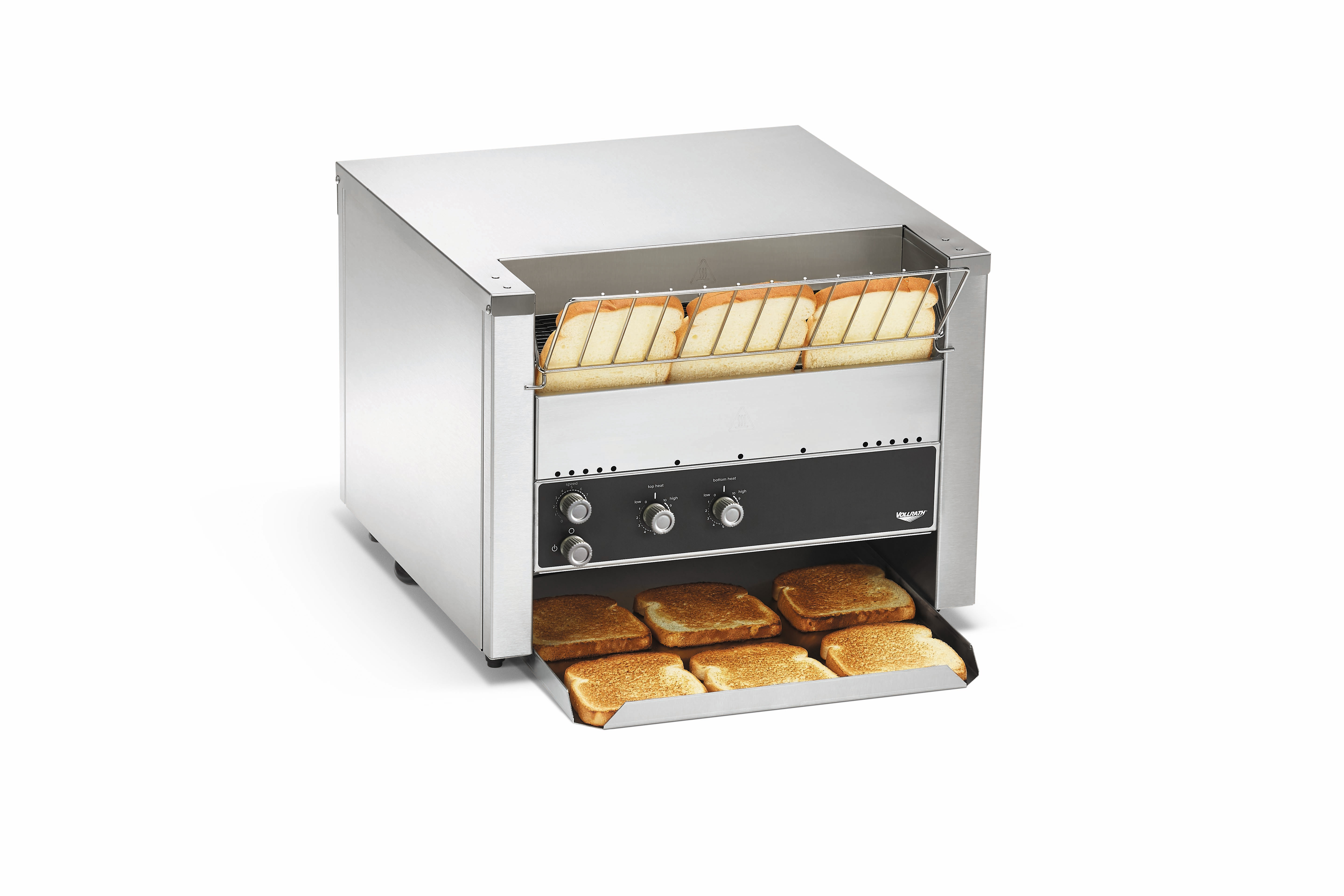 Toast it your way with the new Vollrath energy saving conveyor toasters from FEM