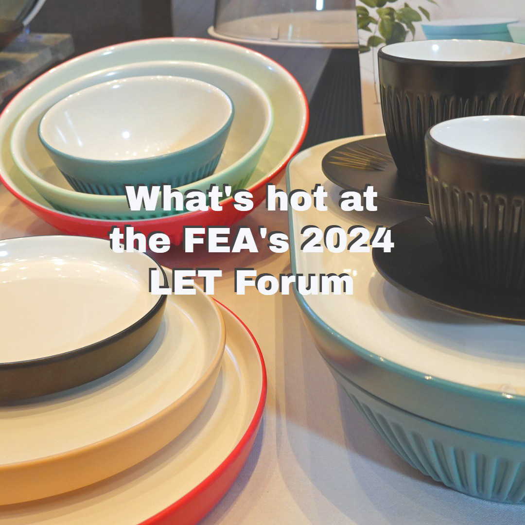 The ‘Trends Top Ten’ in light equipment and tableware